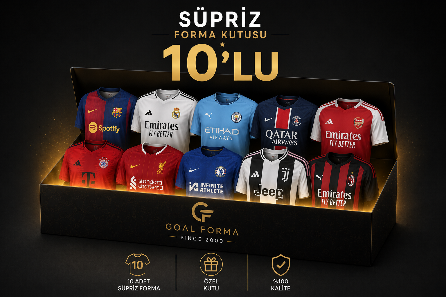 10 lu süpriz forma Kutusu min 10 Max 14