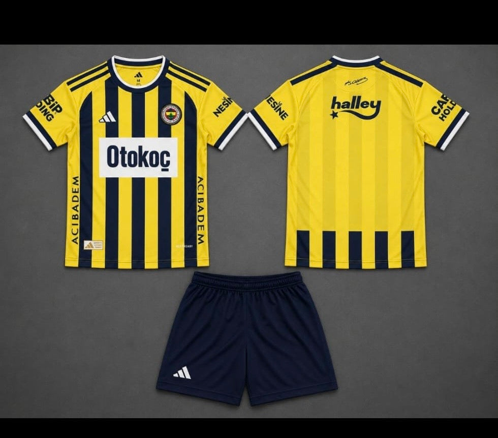 FENERBAHÇE ÇOCUK BASKI YAPILABİLEN FORMA 4-13 YAŞ